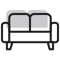 Divan-lit ou causeuse et fauteuil